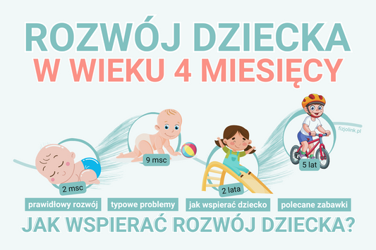 rozwój dziecka w wieku 4 miesięcy i w jaki sposób go wspierać